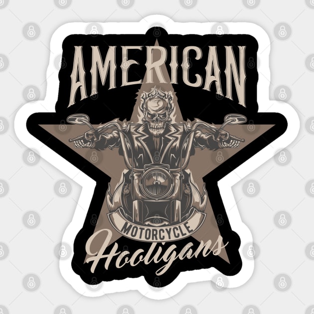 American motocycle Sticker by Design by Nara